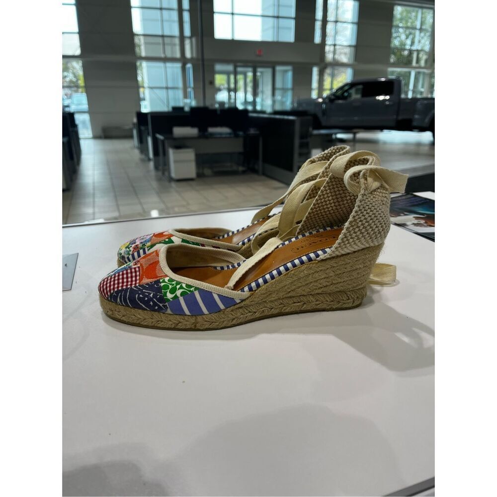Coach Multicolor Patchwork Espadrille Sandals - image 3